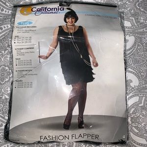 Plus size Fashion Flapper women’s costume. Size 3x